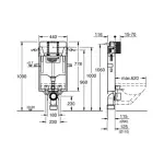 Grohe Cistern Half Frame Uniset